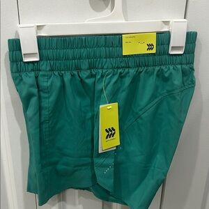 NWT- All in Motion Teal Run Shorts